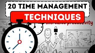 20 Time Management Techniques for Busy Professionals