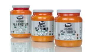 NOW Sports Pea Protein Powder | Organic Plant-Based Protein