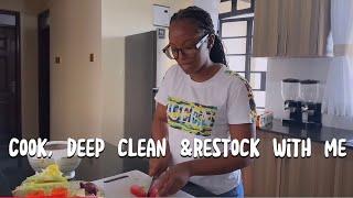 Cook & Deep Clean My Kitchen With Me//Chicken Salad Recipe️