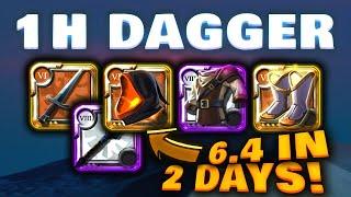 1H Dagger | Melting Opponents On A NEW CHARACTER! | Europe Server Start | Albion Online | Giveaway