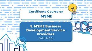 Chapter-5 : Micro, Small and Medium Enterprises (MSME) - Certificate Course from IIBF, Mumbai