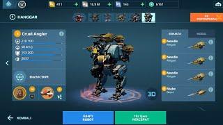 WEAPONS THAT ARE SUITABLE FOR ANGLER || STAKE & NEEDLE? || WAR ROBOTS || GAMEPLAY