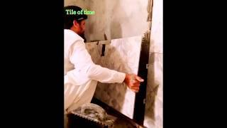 how to install large tiles shower wall #youtubeshorts #shortsfeed #viral
