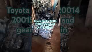 #automobile Toyota collora Engine 20014 20015 model Engine and gear box 12pin