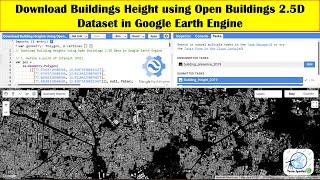 Download Buildings Height using Open Buildings 2.5D Dataset in Google Earth Engine