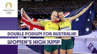 Double Podium for Australia  | Women's High Jump | #Paris2024 Highlights