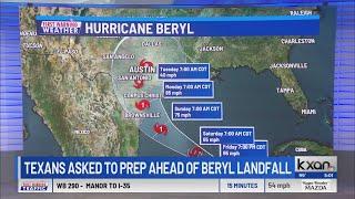 Hurricane Beryl targeting Texas, state leaders urge preparation