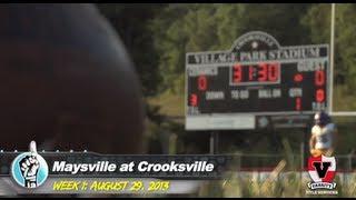 HS Football: Maysville at Crooksville (8/29/13)