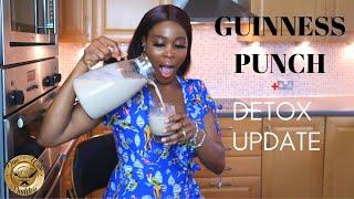 How to make JAMAICAN GUINNESS PUNCH | guinness punch | 30 DAY TEAMI DETOX