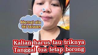 Belanja sebanyak ini cuma habis segini.begini tips hemat uang jajan||tki taiwan