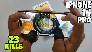 iPhone 14 Pro BGMI Game Test | Full Rush 23 KILLS Handcam