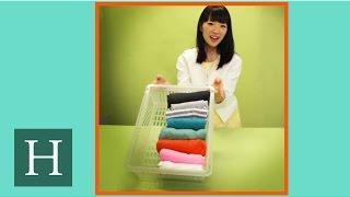 Marie Kondo's Trick For Folding T-Shirts