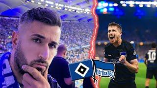 SPÄTER HSV SCHOCK! Hertha holt Punkt im Volkspark! Hamburger SV vs. Hertha BSC Stadionvlog