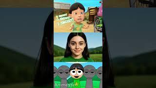 Incredibox Sprunki Upin & Ipin - MAIL As Girl in Real Life VS CARTOON Meme! 🟢