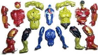 AVENGERS ASSEMBLE! VENOM, HULK SMASH, HULK BUSTER #avengerstoys