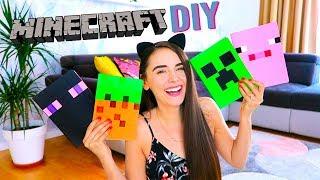 DIY CAIETE CU MINECRAFT!