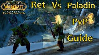 Ret vs Paladin lvl 60 PvP Guide -SoD #worldofwarcraft