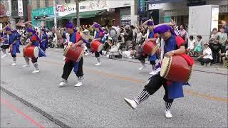 NTT西日本　沖縄グループMABUI太鼓　七月エイサー　エイサー演舞　夏祭りin那覇「第30回 一万人のエイサー踊り隊」/ 那覇市国際通り