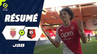 AS MONACO - STADE RENNAIS FC (1 - 0) - Highlights - (ASM - SRFC) / 2023-2024