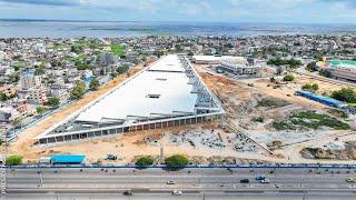 Les chantiers du pôle commercial du stade GMK et du Palais des sports évoluent à grands pas