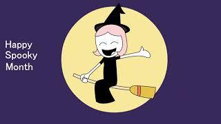 Witch and a Cat (Halloween Animation)