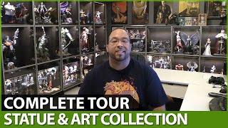Statue & Art Collection - Complete Man Cave Tour
