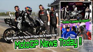 Everyone Shock,It's Miguel Oliveira turn to test Yamaha's V4 Engine at Sepang Today!MotoGP News 2025