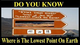 Where is The Lowest Point On Earth?