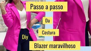 SEWING A TAILOR BLAZER COMPLETE STEP BY STEP #sewingtips #stepbystep #sewing