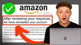 Amazon KDP Account Terminated?!? Here's How To Get It Back (2024)