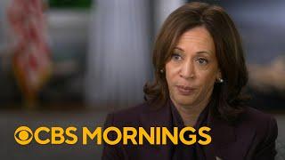 Harris talks immigration, Ukraine, Hurricane Helene misinformation in 60 Minutes interview