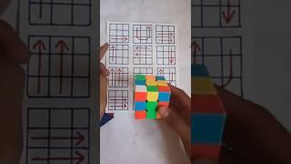 how to solve rubik's cube easy trick  #shorts #viralvideo #trending #cube #puzzle