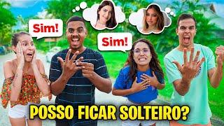 DIZENDO SIM PRA TUDO PARA NOSSOS NAMORADOS POR 24 HORAS! - ESTAMOS SOLTEIROS!