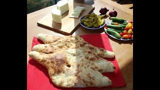 Popular Georgian Bread - SHOTIS PURI.  So easy to make! So yummy to eat! Eng sub.