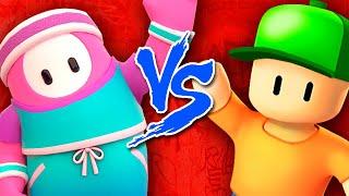 Fall Guys Vs. Stumble Guys - Batalha de rap - Batalha de games - Brutusmano