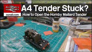 Removing the bogie from the Hornby Mallard Tender | oorail.com