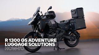 Handling and Key Features of Luggage Accessories for the BMW R 1300 GSA — BMW Motorrad How-To