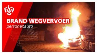 Prio 1: Brand wegvervoer - personenauto in brand | Brandweer Haastrecht