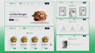 Build a Food Website with HTML, CSS, and JavaScript