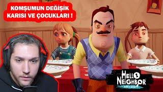 KATİL KOMŞUMUN AİLESİ VARMIŞ ! HELLO NEİGHBOR HİDE AND SEEK (1. BÖLÜM)