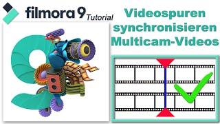 Mehr Videospuren synchronisieren - Multicam  / Filmora9 Tutorial deutsch