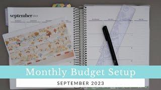   September 2023 Budget Setup | Setting up for my debt-free journey | Current Debt $9,067.10