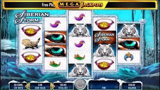 Siberian Storm Mega Jackpots Bonus Feature