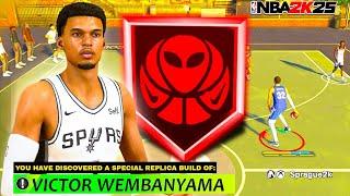 This VICTOR WEMBANYAMA Build is INSANE on NBA 2K25