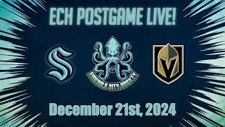 ECH Post Game Live - Kraken vs Golden Knights