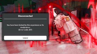 I Got BANNED From Roblox The Strongest Battlegrounds