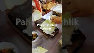 Paneer shashlik sizzler