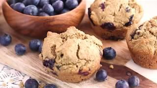 The Best Healthy Blueberry Oatmeal Muffins