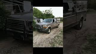 My truck before and after, #shorts