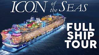 ICON OF THE SEAS FULL WALKTHROUGH TOUR OF THE WORLDS LARGEST CRUISE SHIP | ROYAL CARIBBEAN